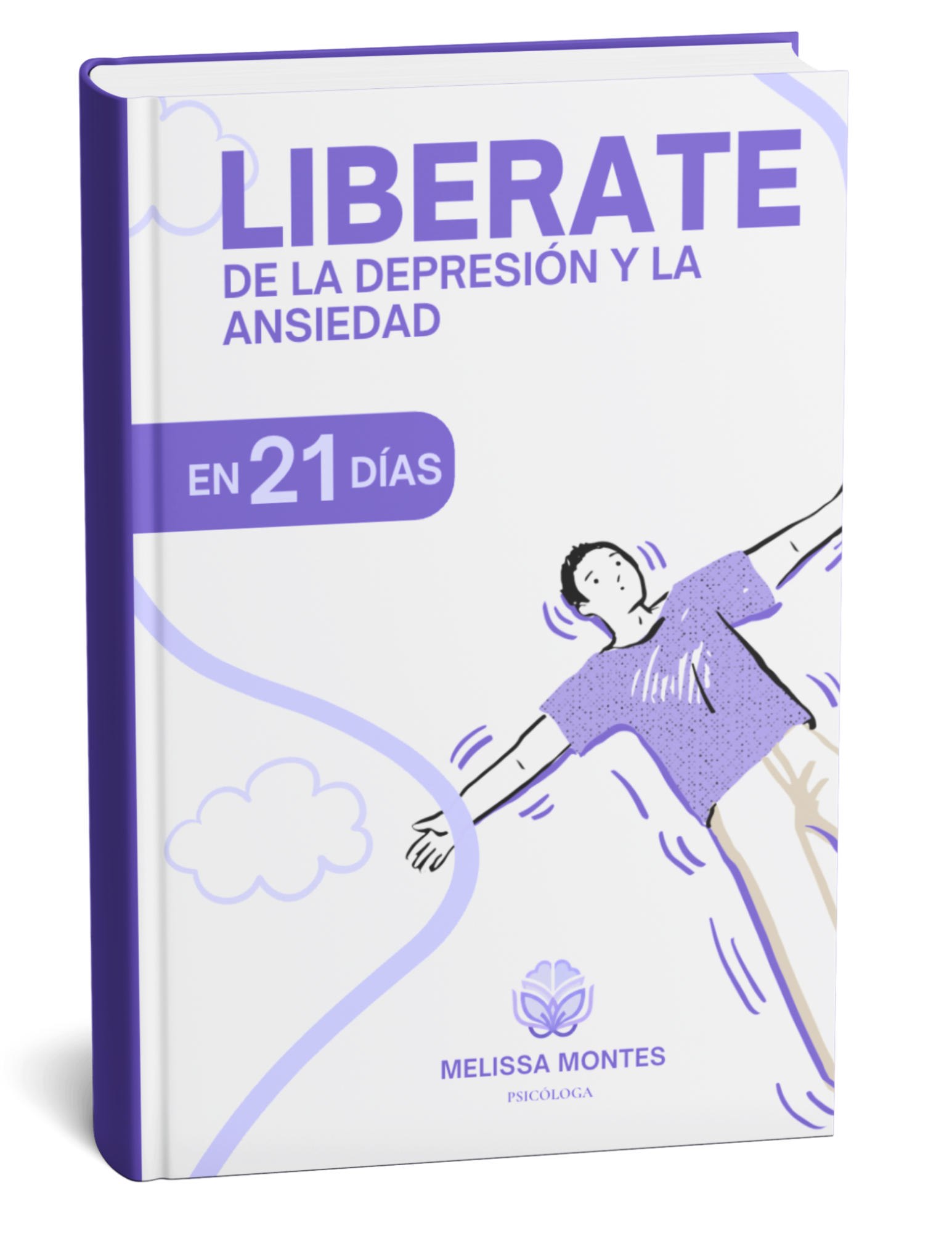 Mockup del ebook Libérate en 21 Días